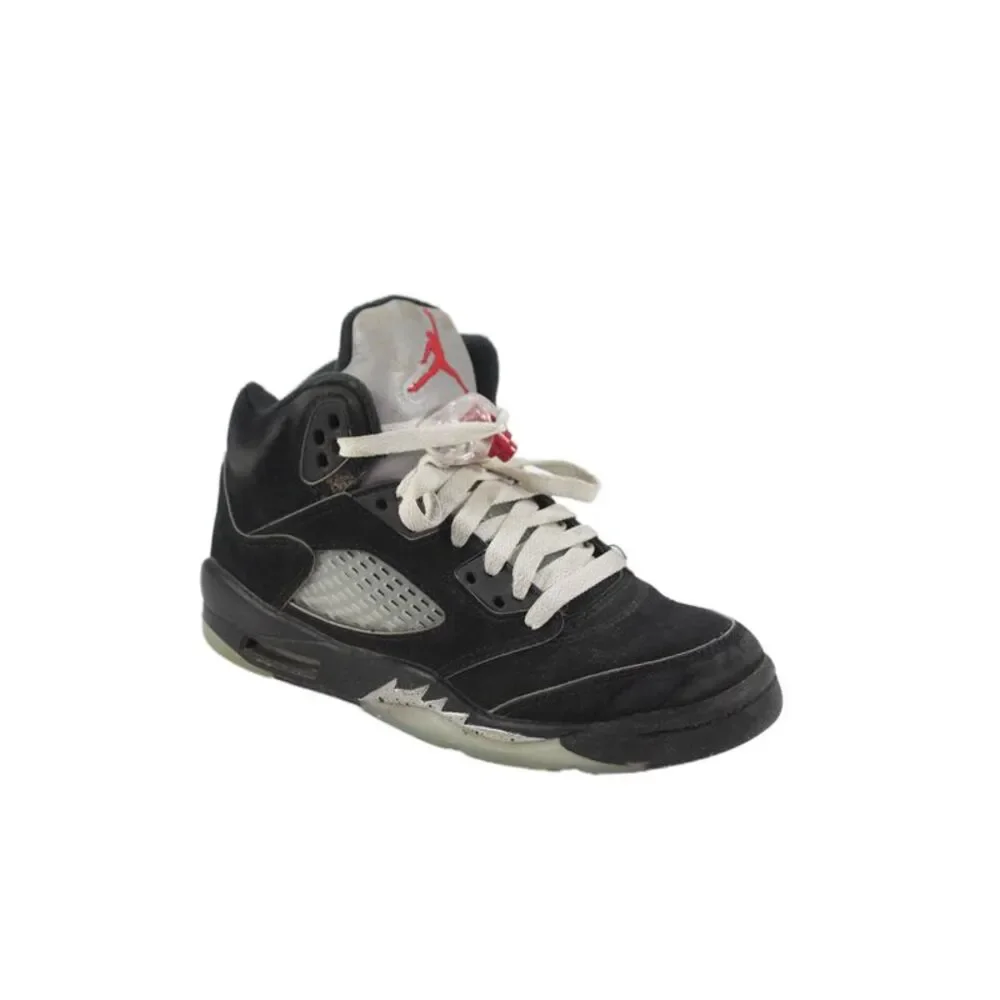 Nike Boys Lace Up High Top Air Jordan Sneakers Black Size 3.5Y